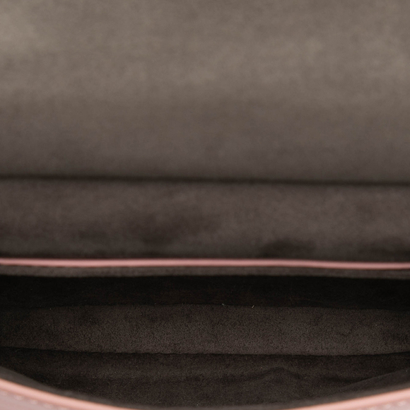 Pre-Loved Fendi Micro Leather Hypnoteyes Double Baguette Satchel - Picture 4 of 8